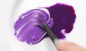 Как получить фиолетовый цвет