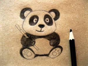 Как нарисовать панду