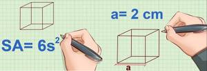 Как найти площадь куба