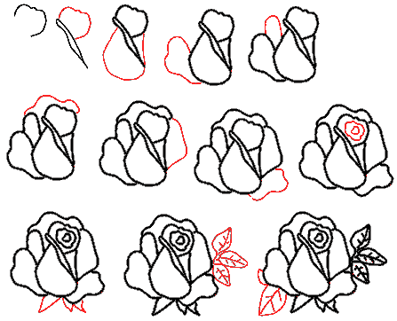 Как нарисовать цветок