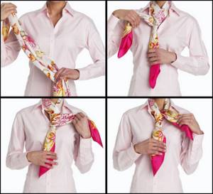 Как носить шарф