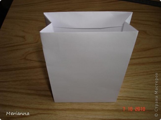 Как сделать бумажный пакет